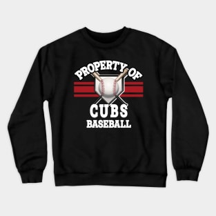 Proud Name Cubs Graphic Property Vintage Baseball Crewneck Sweatshirt